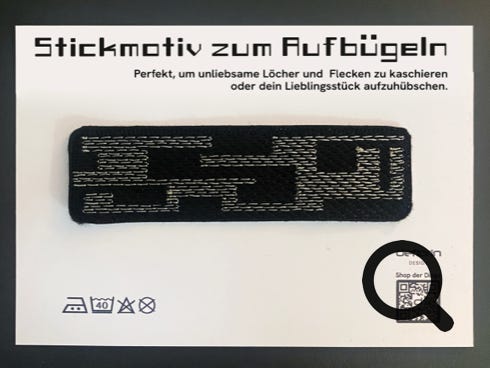 Stickmotiv zum Aufbügeln