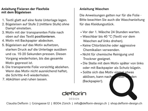 Motiv zum Aufbügeln