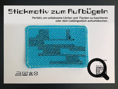Stickmotiv zum Aufbügeln