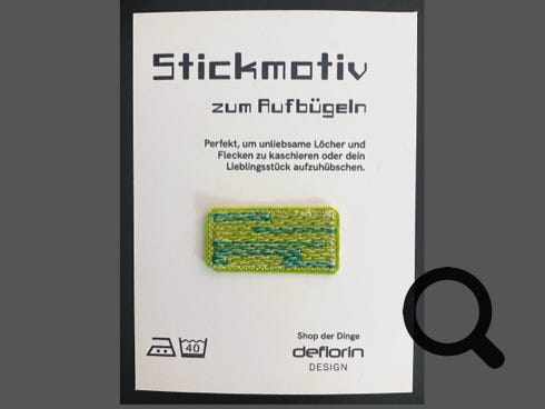 Stickmotiv zum Aufbügeln