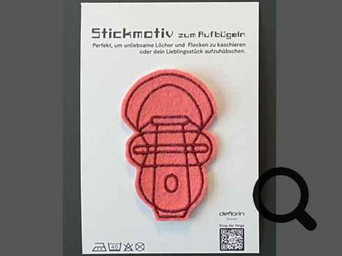 Stickmotiv zum Aufbügeln