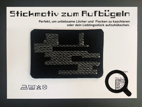 Stickmotiv zum Aufbügeln