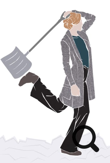 Illustration Schaufel