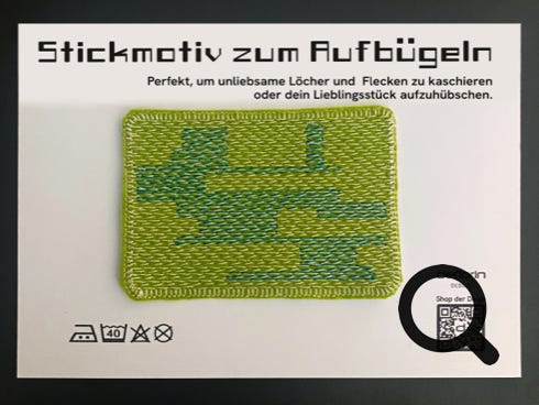 Stickmotiv zum Aufbügeln