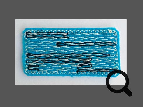 Stickmotiv zum Aufbügeln