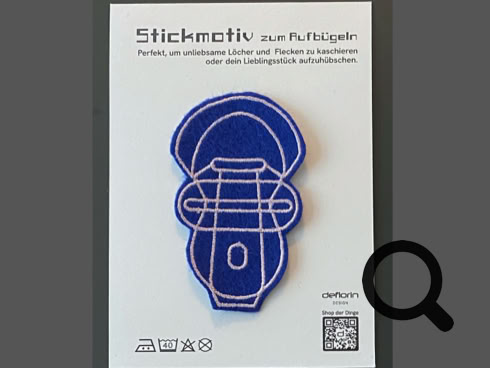 Stickmotiv zum Aufbügeln