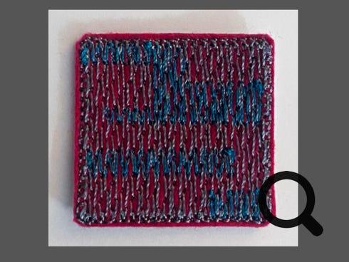 Stickmotiv zum Aufbügeln