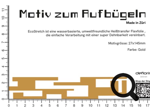 Motiv zum Aufbügeln