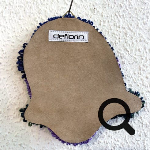 Wandschmuck LILA hinten