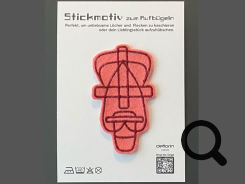 Stickmotiv zum Aufbügeln