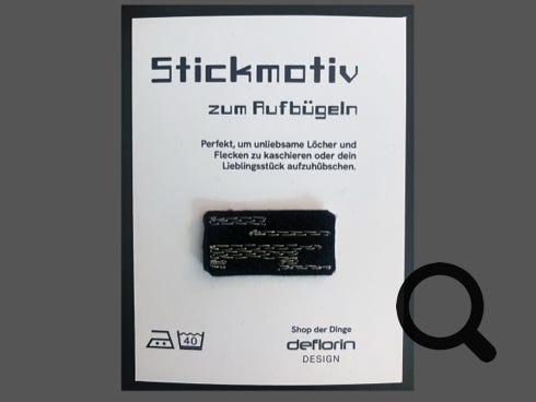 Stickmotiv zum Aufbügeln