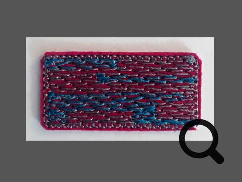 Stickmotiv zum Aufbügeln