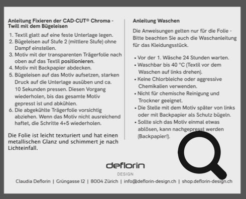 Motiv zum Aufbügeln