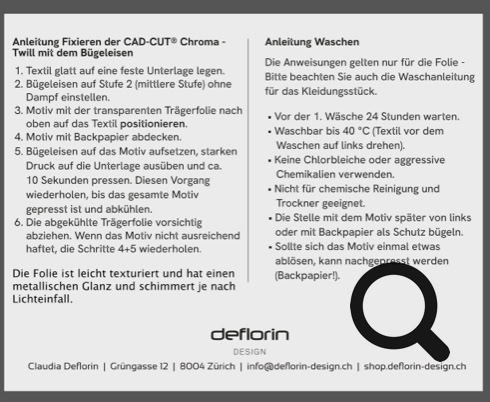 Motiv zum Aufbügeln