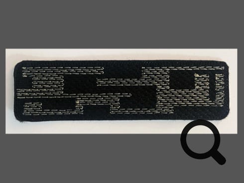 Stickmotiv zum Aufbügeln