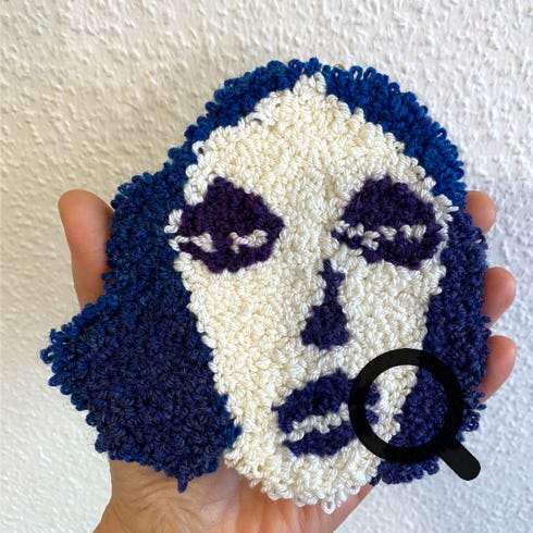 Wandschmuck ACH Hand