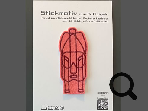 Stickmotiv zum Aufbügeln