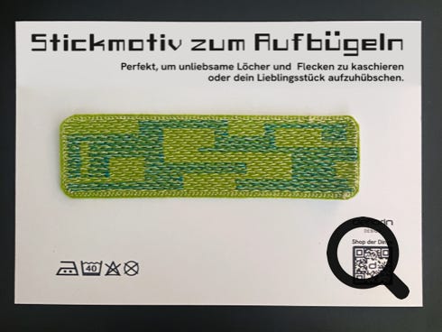 Stickmotiv zum Aufbügeln