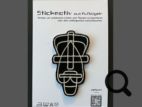 Stickmotiv zum Aufbügeln