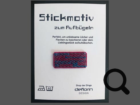 Stickmotiv zum Aufbügeln